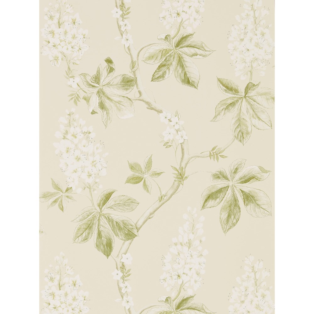 Chestnut Tree Wallpaper 215707 by Sanderson in Lemon Yellow